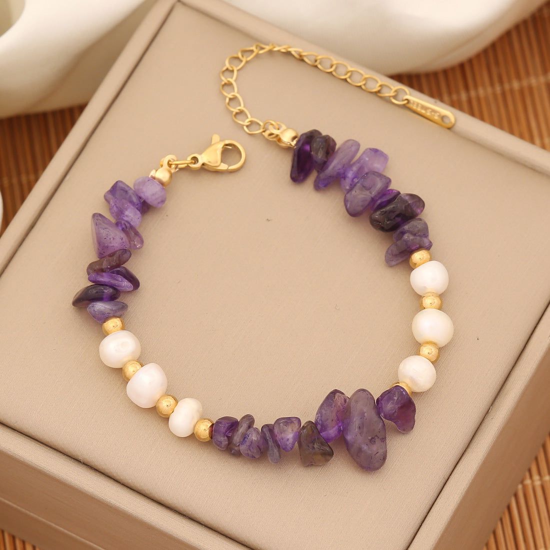 Pearl Wave Natural Stone Handmade Bracelets